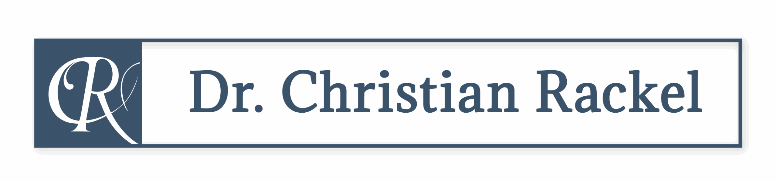 Logo Dr. Christian Rackel
